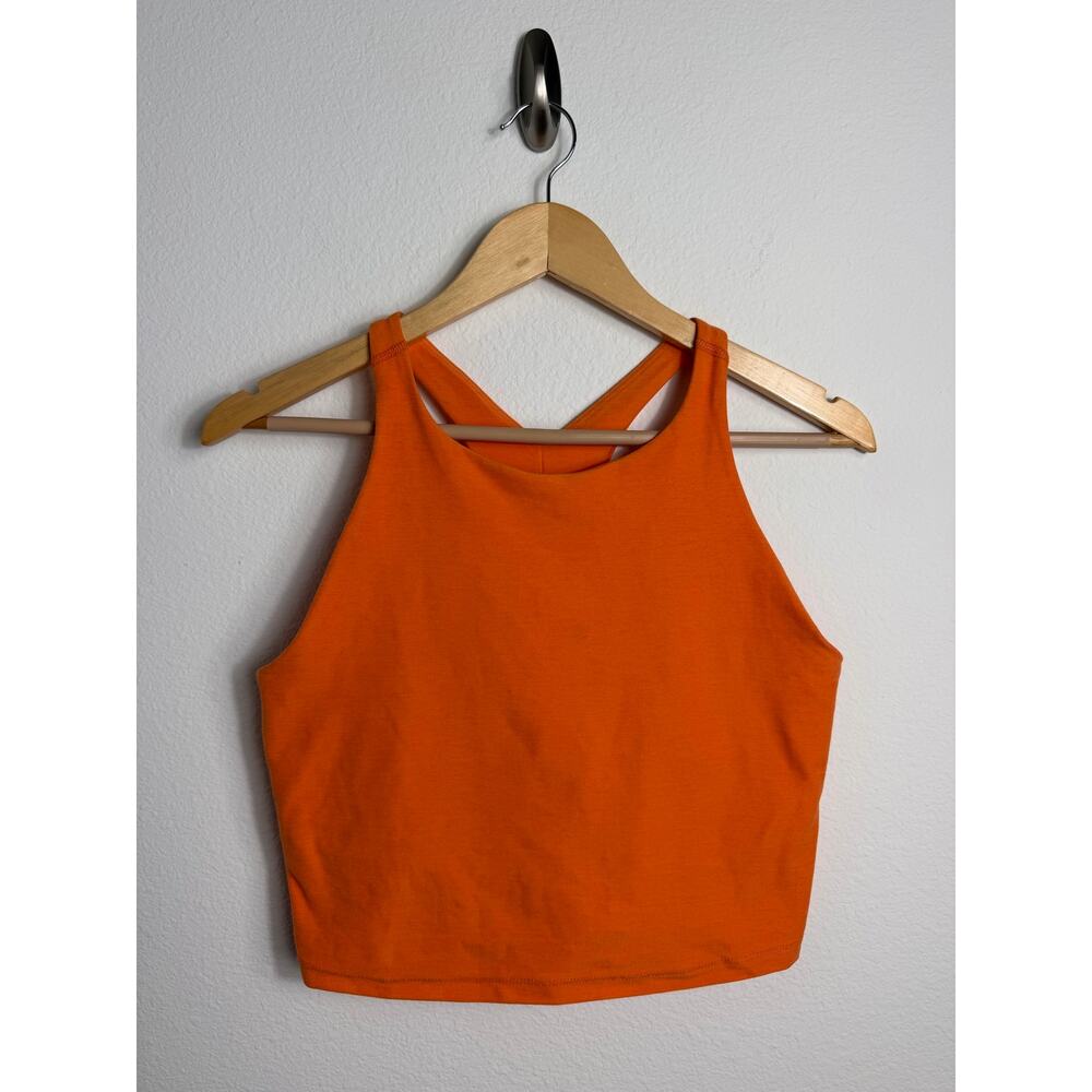 Beyond Yoga Orange Racerback Tank Top
